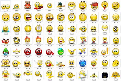 symbole emoji facebook.